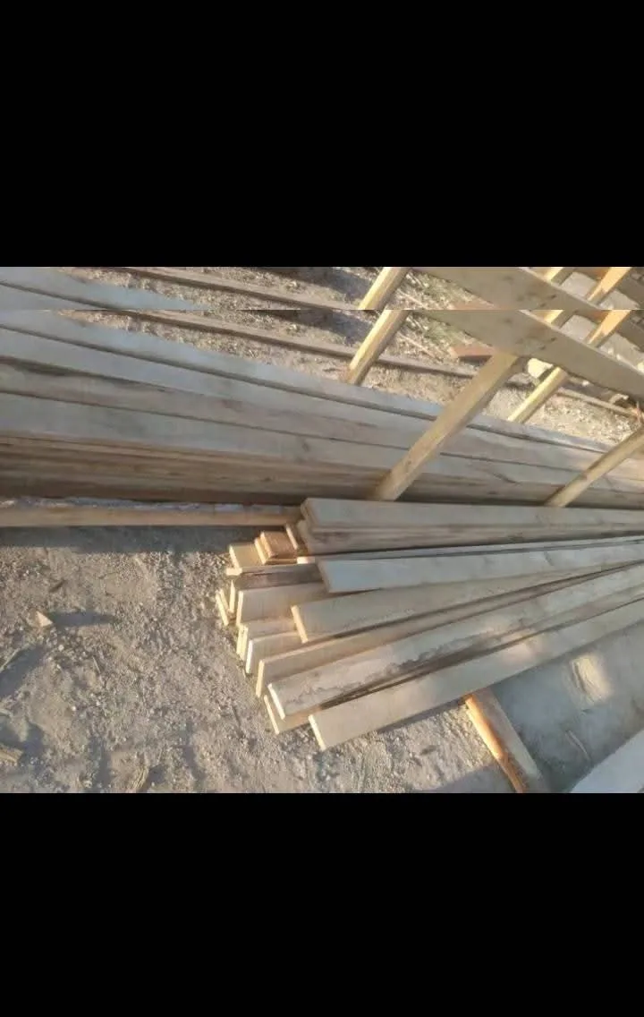 Raw timber before finishing.